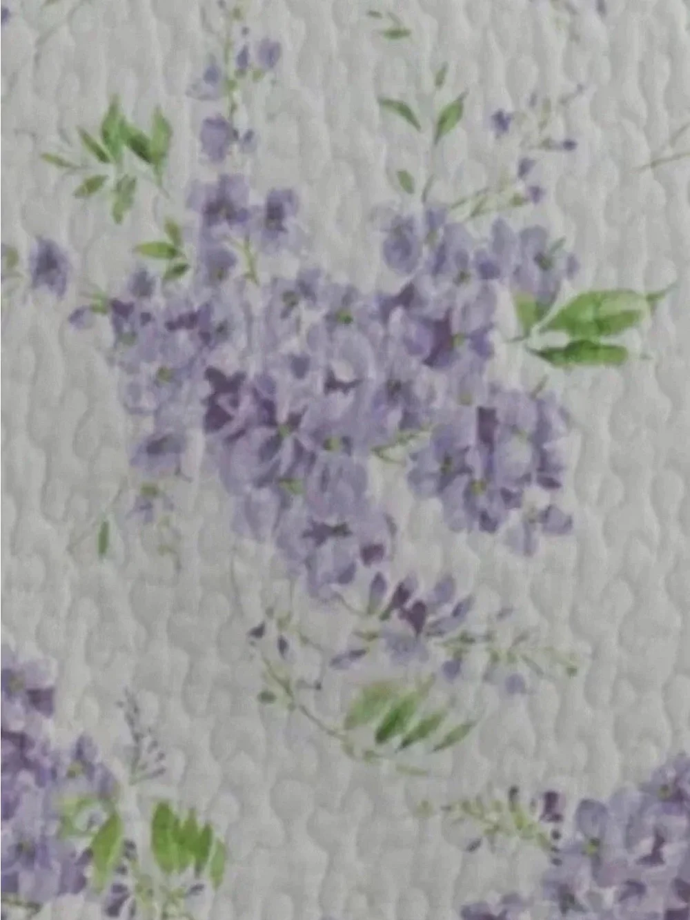 Laura Ashley Keighley Full/Queen Purple Floral Reversible 3 Pc Quilt Set NWT